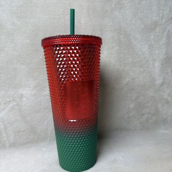 Walt Disney World 50th Anniversary Geometric Starbucks‎ Tumbler with Straw - Picture 1 of 5